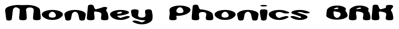 Monkey Phonics BRK font