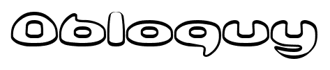 Obloquy font