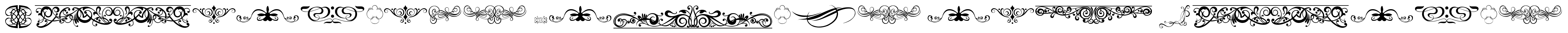 Ornaments Labels and Frames font