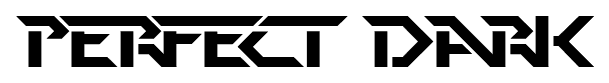 Perfect Dark font