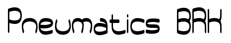 Pneumatics BRK font