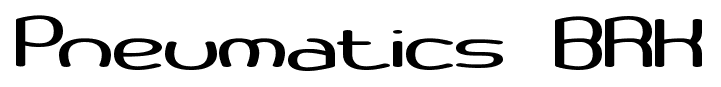 Pneumatics BRK font
