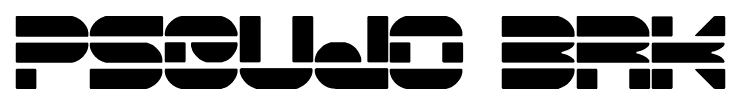 Pseudo BRK font