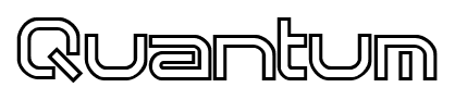 Quantum font