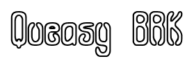 Queasy BRK font