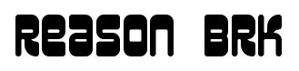 Reason BRK font
