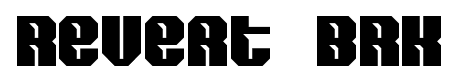 Revert BRK font