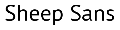 Sheep Sans font