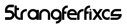 Strangferfixcs font