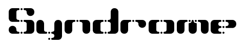 Syndrome font