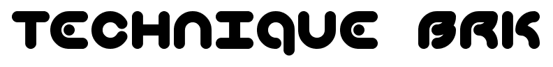 Technique BRK font