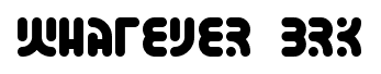 Whatever BRK font