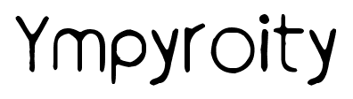 Ympyroity font