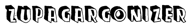 Zupagargonizer font