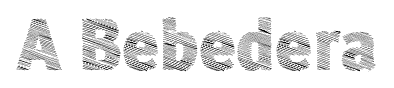 A Bebedera font