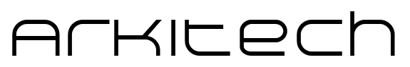 Arkitech font