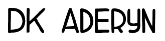 DK Aderyn font