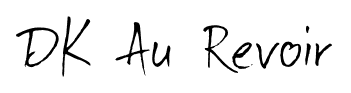 DK Au Revoir font