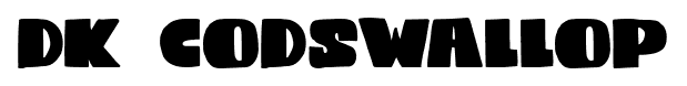 DK Codswallop font