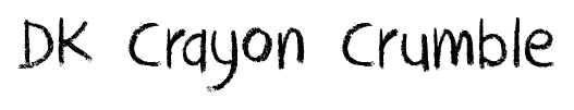 DK Crayon Crumble font