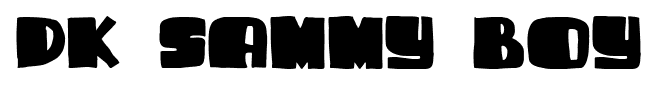 DK Sammy Boy font