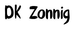 DK Zonnig font