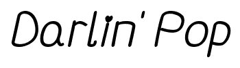 Darlin’ Pop font