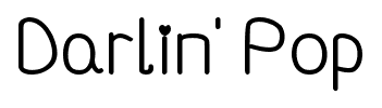 Darlin’ Pop font