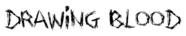 Drawing Blood font