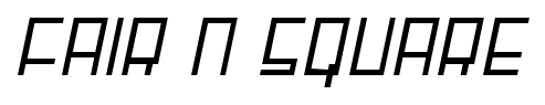 Fair N Square font