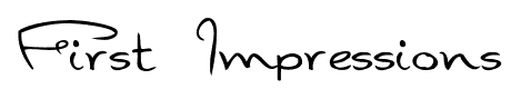 First Impressions font