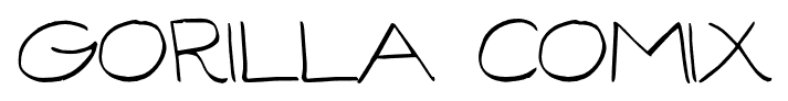 Gorilla Comix font