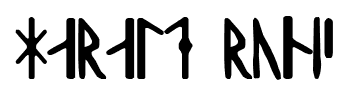 Harald Runic font