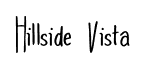 Hillside Vista font