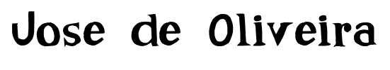 Jose de Oliveira font