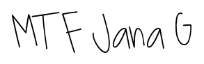 MTF Jana G font