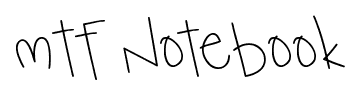 MTF Notebook font