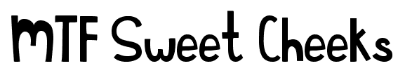 MTF Sweet Cheeks font