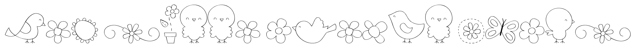 MTF Sweet Nature Dings font