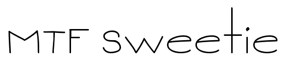 MTF Sweetie font