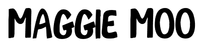 Maggie Moo font