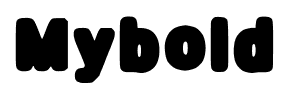 Mybold font