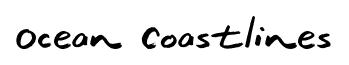 Ocean Coastlines font