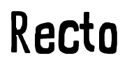 Recto font
