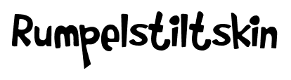 Rumpelstiltskin font