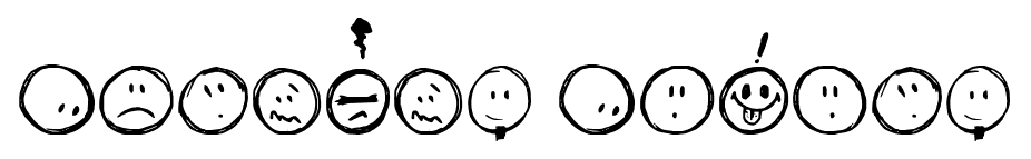 Sketchy Smiley font