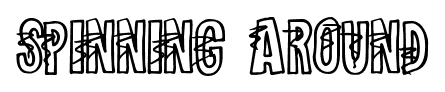 Spinning Around font
