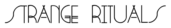 Strange Rituals font