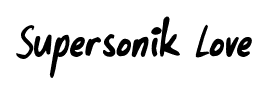 Supersonik Love font