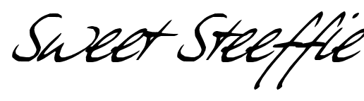 Sweet Steeffie font